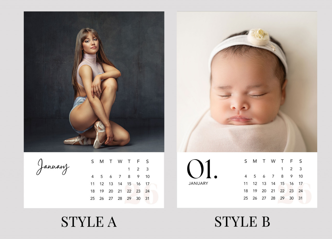 7x5 Timber Calendar