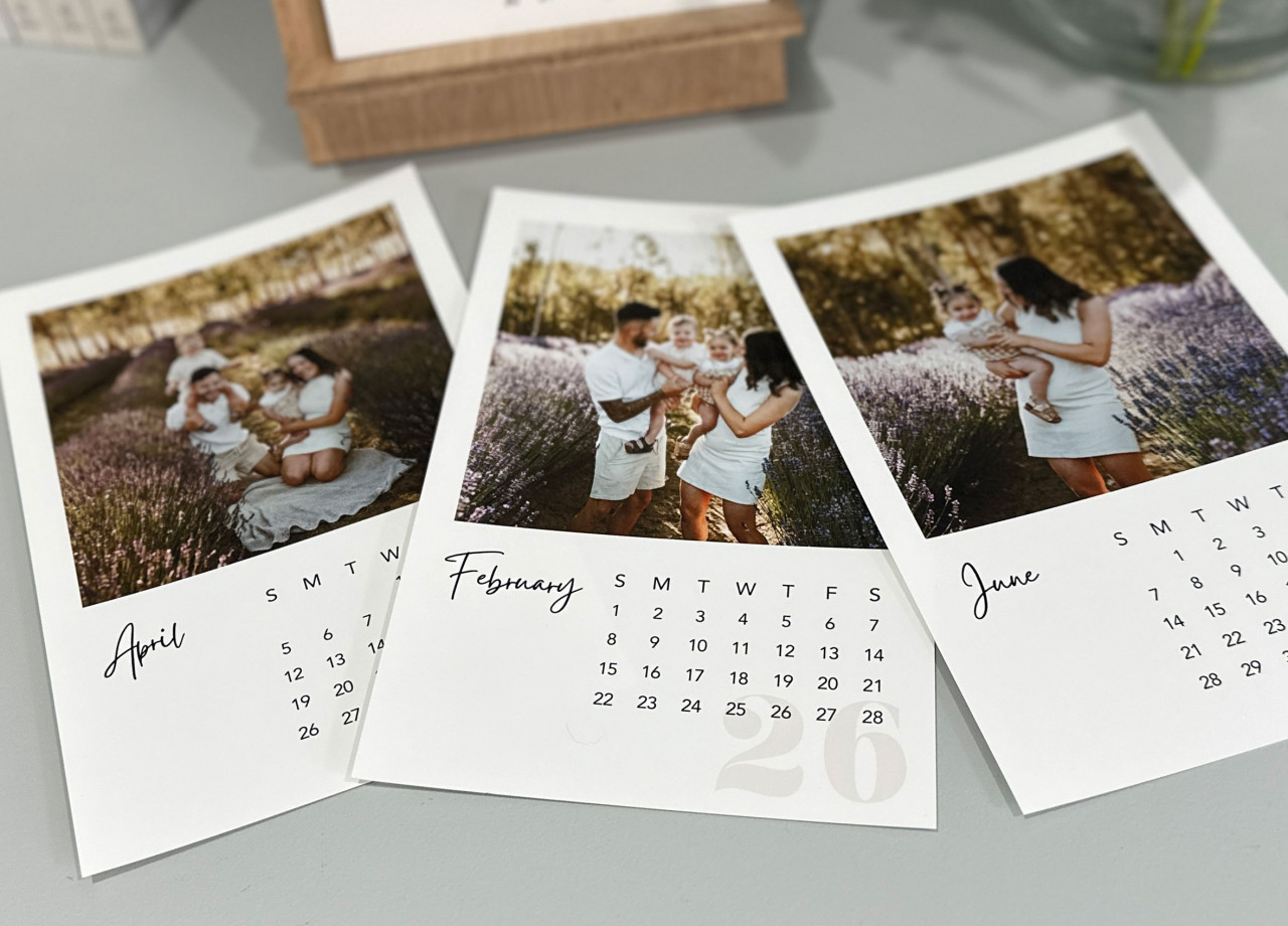 9x6 Timber Calendar