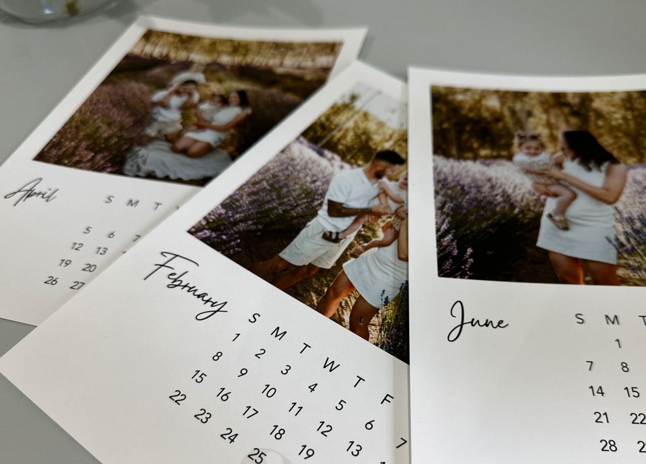 9x6 Timber Calendar