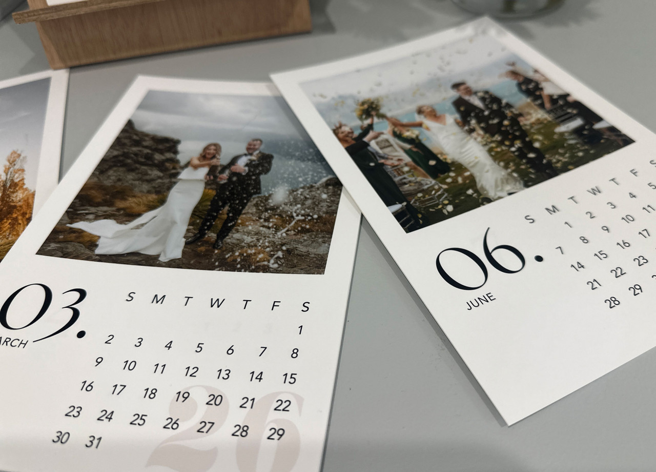 9x6 Timber Calendar